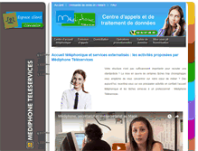 Tablet Screenshot of mediphone.fr